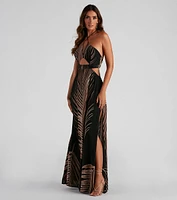 Island Hopping Tropical Maxi Dress