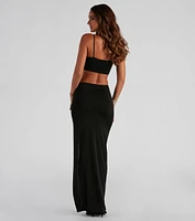 Flatter Me Cutout Maxi Dress