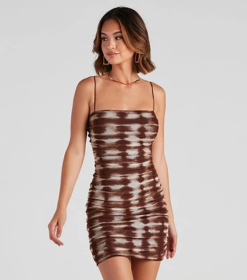 A Trendy Fave Mesh Mini Dress