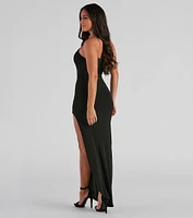 Timeless Twist One Shoulder Dress