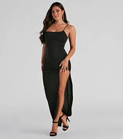 Timeless Twist One Shoulder Dress