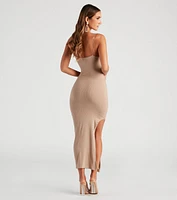 Casually Cool Slit Maxi Dress