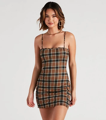 Cargo Without Plaid Short Dress