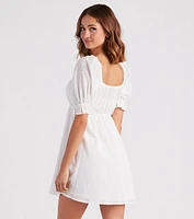 For Romance Short Skater Dress