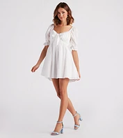 For Romance Short Skater Dress