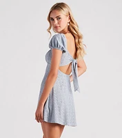 Cute Factor Eyelet Lace Skater Dress