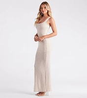 The 'It' Knit Sleeveless Maxi Dress