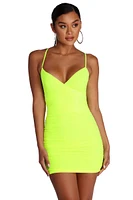 Mesmerize Mesh Mini Dress