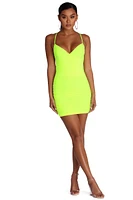 Mesmerize Mesh Mini Dress