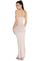 Luxe Ruched Maxi Dress