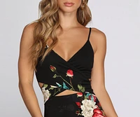 Stunner Floral Mini Dress