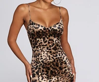 Sultry And Spotted Midi Dress