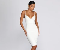 Strappy Styles Midi Dress