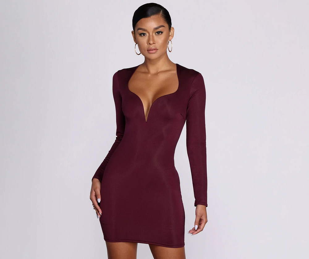 Taking The Plunge Sweetheart Dress