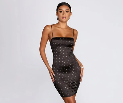 Treat Me Heat Stone Mini Dress