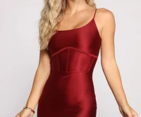 Sultry Moment Scoop Neck Mini Dress