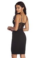 Step Up Lace Dress