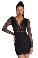 Evening Affair Lace Mini Dress