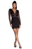Evening Affair Lace Mini Dress