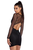 Evening Affair Lace Mini Dress