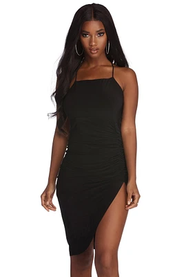 Sultry And Strappy Mini Dress
