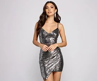 Glam Queen Sequin Mini Dress