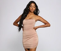 Stunning Style Ruched Mini Dress