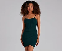 Chic Beauty Corset Mini Dress