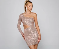 Glamorous Beauty Sequin Mini Dress