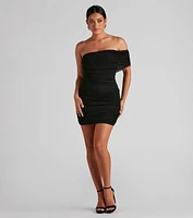 Mesh Muse Bodycon Mini Dress