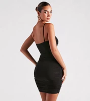 Make Your Move V-Neck Mini Dress