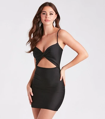 Keep It Alluring Cutout Bodycon Mini Dress