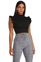 Show Some Class Ruffle Blouse