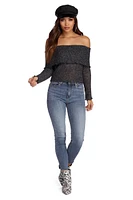 Set Me Off Knit Top