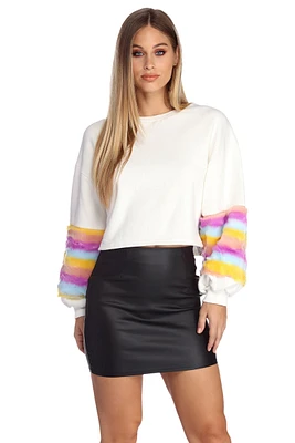 Unicorn Style Pullover Top