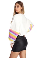 Unicorn Style Pullover Top