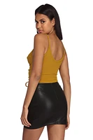Drawn Together Knit Top