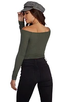 Cross It Off Knit Crop Top