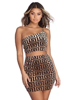Greek Out Together Crop Top