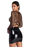 Miss Me Cross Strap Crop Top