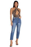 Wild At Play Halter Bodysuit