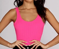 Brighter Babe Scoop Neck Bodysuit