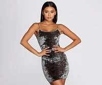 Velvet Vixen Snake Mini Dress