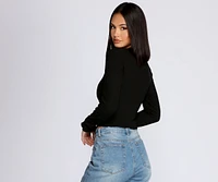 A Little Edge Long Sleeve Top