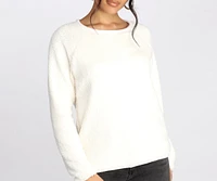 Feeling Cozy Fuzzy Pullover Sweater