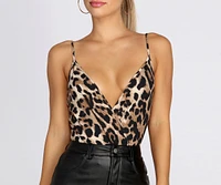 Keep It Fierce Leopard Print Bodysuit