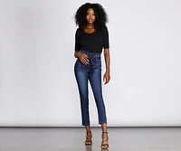 Strut Your Puff Pointelle Crop Top