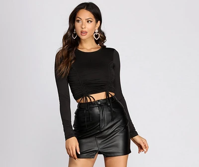 Stylishly Snatched Crop Top