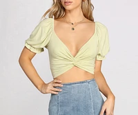 Spring Ready Vibes Crop Top