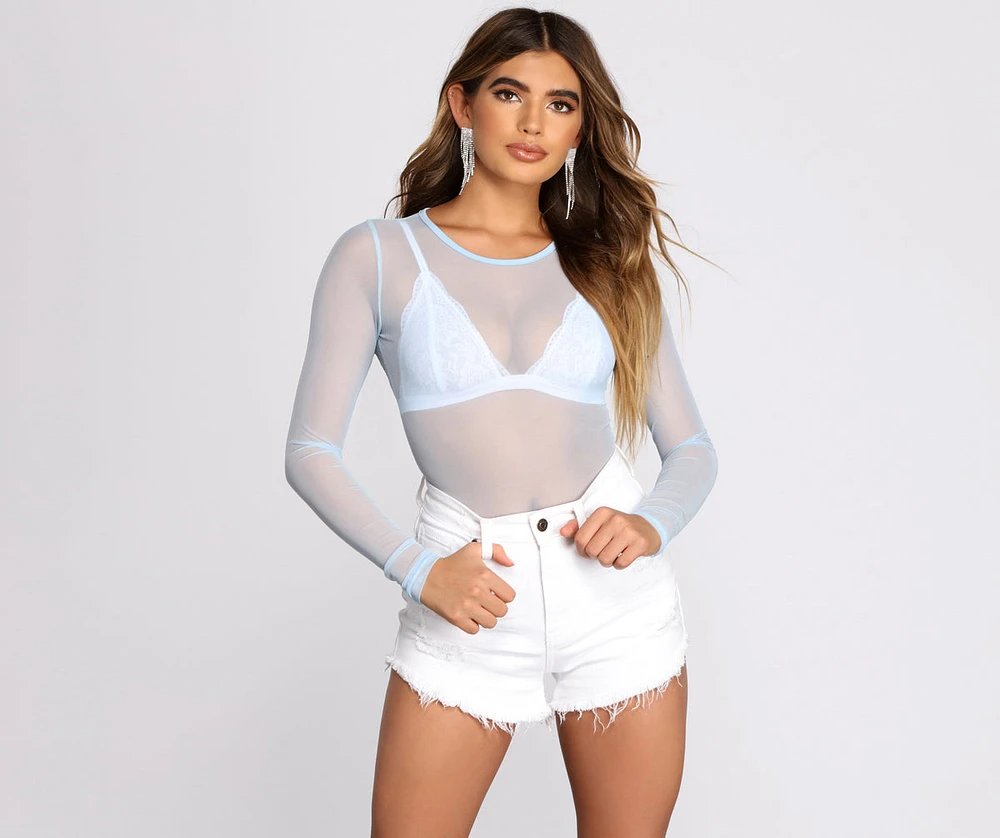 Major Moment Mesh Bodysuit